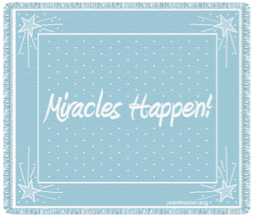 Miracles Happen! Baby Blanket