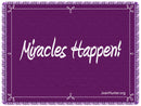 Miracles Happen! Blanket
