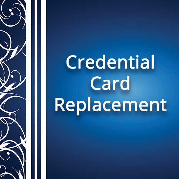 Ordination Credential Replacement Card